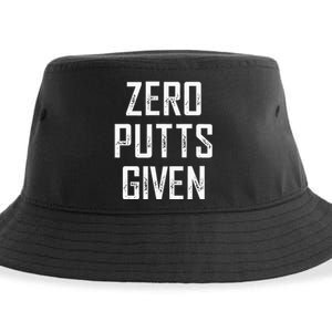 Zero Putts Given  Sustainable Bucket Hat