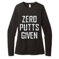 Zero Putts Given  Womens CVC Long Sleeve Shirt