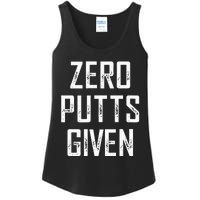 Zero Putts Given  Ladies Essential Tank