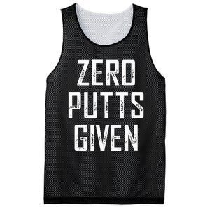 Zero Putts Given  Mesh Reversible Basketball Jersey Tank