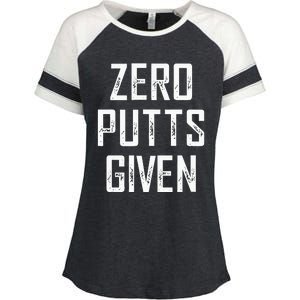 Zero Putts Given  Enza Ladies Jersey Colorblock Tee