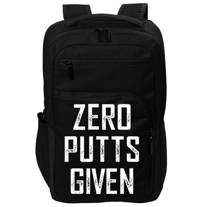 Zero Putts Given Impact Tech Backpack