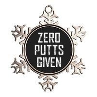 Zero Putts Given Metallic Star Ornament