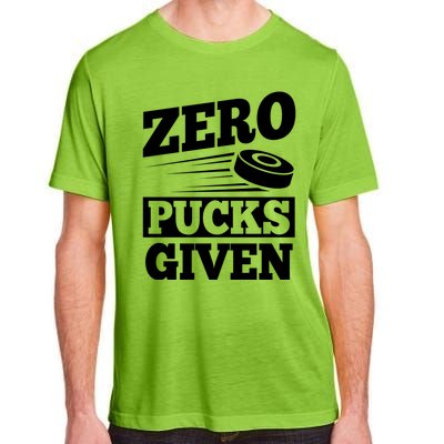 Zero Pucks Given Design Air Hockey Player Great Gift Adult ChromaSoft Performance T-Shirt