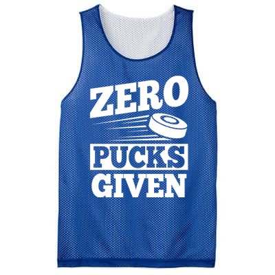 Zero Pucks Given Design Air Hockey Player Great Gift Mesh Reversible Basketball Jersey Tank