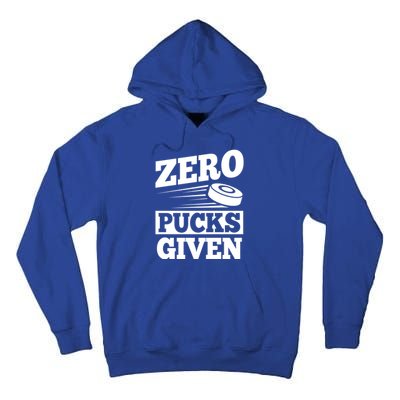 Zero Pucks Given Design Air Hockey Player Great Gift Tall Hoodie