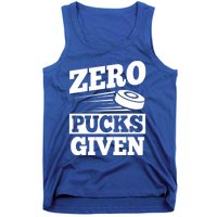 Zero Pucks Given Design Air Hockey Player Great Gift Tank Top