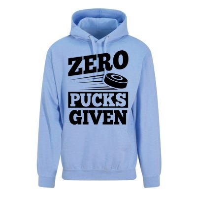 Zero Pucks Given Design Air Hockey Player Great Gift Unisex Surf Hoodie