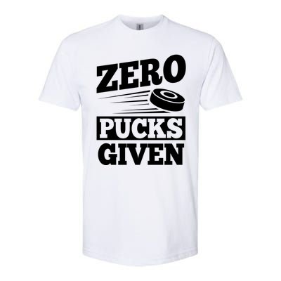 Zero Pucks Given Design Air Hockey Player Great Gift Softstyle CVC T-Shirt