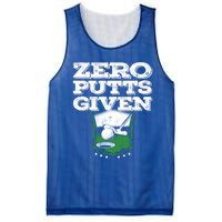 Zero Putts Given Funny Golf Meaningful Gift Mesh Reversible Basketball Jersey Tank