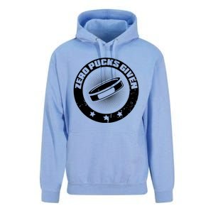 Zero Pucks Given Ice Hockey Gift Unisex Surf Hoodie