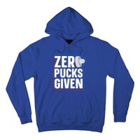 Zero Pucks Given Pun Air Hockey Expert Gift Hoodie