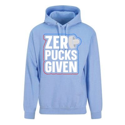 Zero Pucks Given Pun Air Hockey Expert Gift Unisex Surf Hoodie