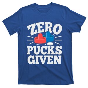 Zero Pucks Given Pun Air Hockey Fan Cool Gift T-Shirt