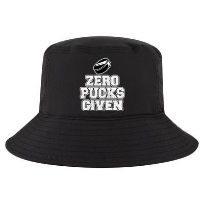 Zero Pucks Given Gift Cool Comfort Performance Bucket Hat