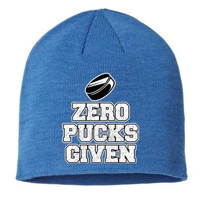 Zero Pucks Given Gift Sustainable Beanie