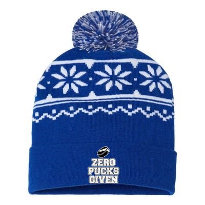 Zero Pucks Given Gift USA-Made Snowflake Beanie