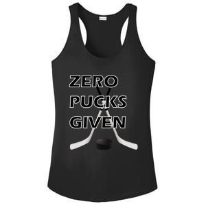 Zero Pucks Given With Stick And Disc Gift Ladies PosiCharge Competitor Racerback Tank