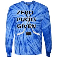 Zero Pucks Given With Stick And Disc Gift Tie-Dye Long Sleeve Shirt