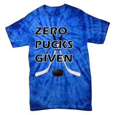 Zero Pucks Given With Stick And Disc Gift Tie-Dye T-Shirt