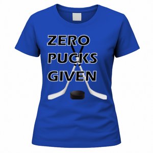 Zero Pucks Given With Stick And Disc Gift Women's T-Shirt