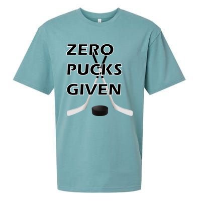 Zero Pucks Given With Stick And Disc Gift Sueded Cloud Jersey T-Shirt