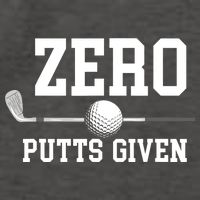 Zero Putts Given Golfer Golf Player Jokes Funny Golf Vector Backpack