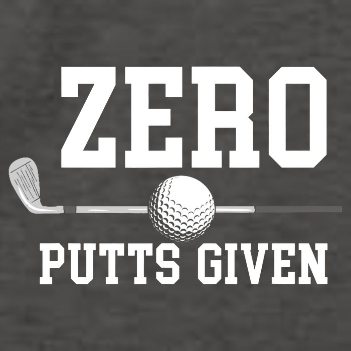 Zero Putts Given Golfer Golf Player Jokes Funny Golf Vector Backpack
