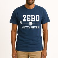 Zero Putts Given Golfer Golf Player Jokes Funny Golf Tall T-Shirt