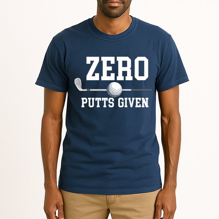 Zero Putts Given Golfer Golf Player Jokes Funny Golf Tall T-Shirt