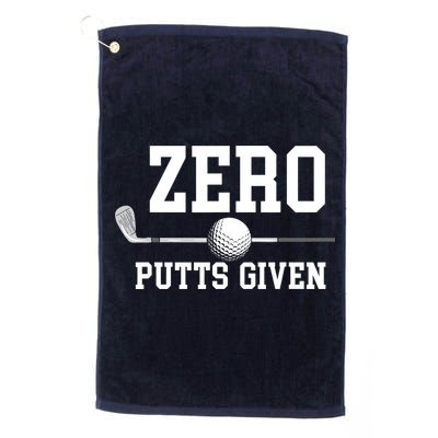 Zero Putts Given Golfer Golf Player Jokes Funny Golf Golf Towel