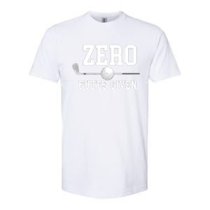 Zero Putts Given Golf Player Funny Softstyle CVC T-Shirt