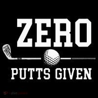 Zero Putts Given Golfer Golf Player Jokes Funny Golf City Backpack