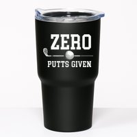 Zero Putts Given Golfer Golf Player Jokes Funny Golf Tumbler