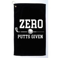 Zero Putts Given Golfer Golf Player Jokes Funny Golf Golf Towel