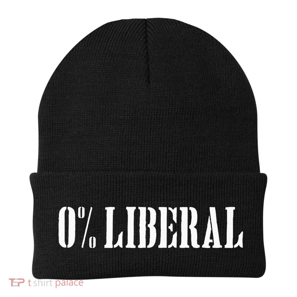 Zero Percent Liberal 0 Liberal Beanie