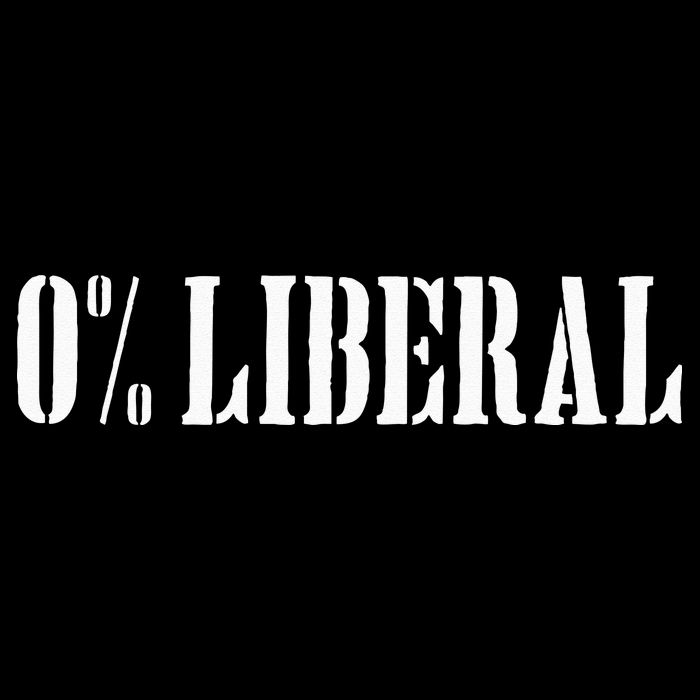 Zero Percent Liberal 0 Liberal Drawstring Bag