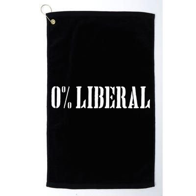 Zero Percent Liberal 0 Liberal Golf Towel