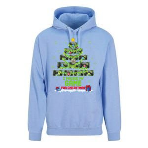 Zorj Paused My Game For Christmas Tree Merry Xmas Gamer Gift Unisex Surf Hoodie