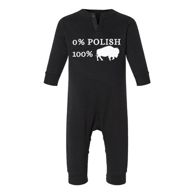 Zero Percent Polish 100 Percent Buffalo Infant Fleece One Piece