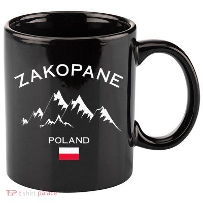 Zakopane Poland Ski Resort Tatra Mountains Skiing 11oz C Handle Ceramic Mug