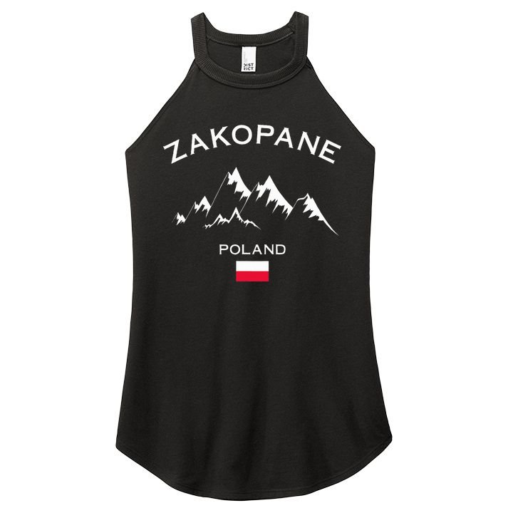 Zakopane Poland Ski Resort Tatra Mountains Skiing Women's Perfect Tri Rocker Tank