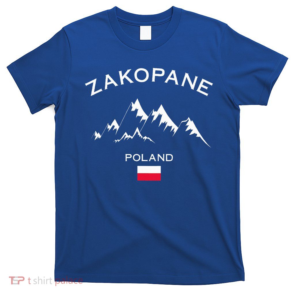 Zakopane Poland Ski Resort Tatra Mountains Skiing T-Shirt