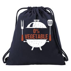 Zero Percent Vegetable Bbq Grill Barbecue Gift Drawstring Bag