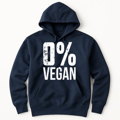 Zero Percent Vegan Funny BBQ Carnivore Meat Eater Hoodie