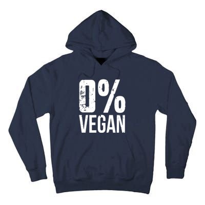 Zero Percent Vegan Funny BBQ Carnivore Meat Eater Tall Hoodie