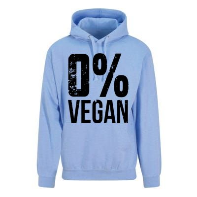 Zero Percent Vegan Funny BBQ Carnivore Meat Eater Unisex Surf Hoodie