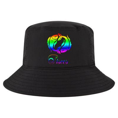 Zodiac Pisces Cool Comfort Performance Bucket Hat