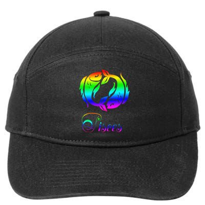 Zodiac Pisces 7-Panel Snapback Hat