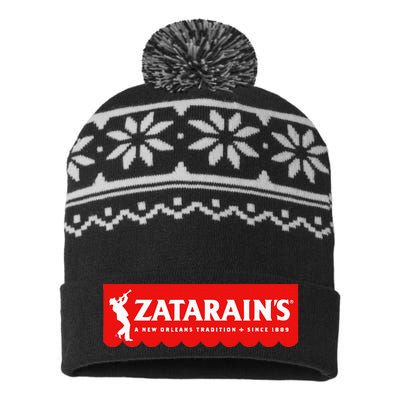 ZatarainS Primary USA-Made Snowflake Beanie